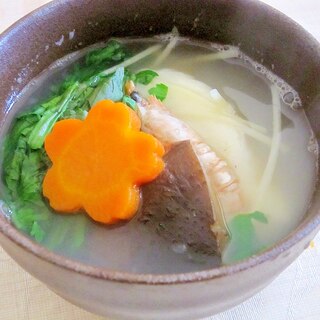 すまし汁のお雑煮